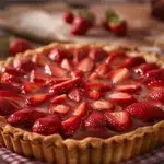 tarte aux fraises